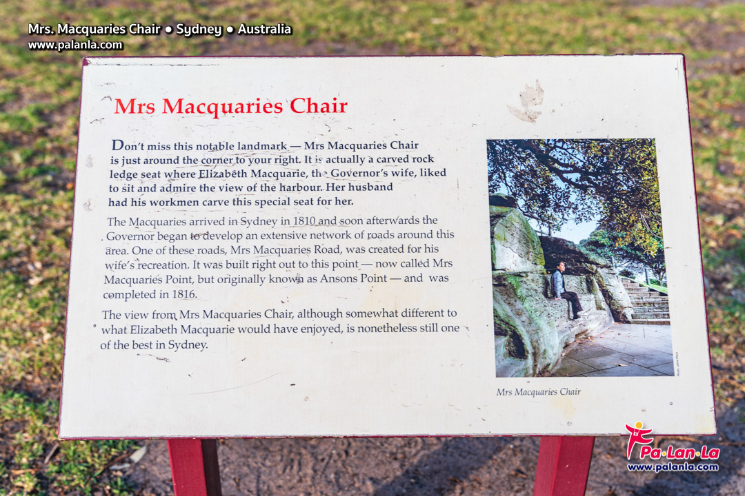 Mrs Macquarie’s Chair